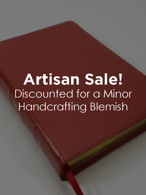 Artisan Sale! - Handsize Text Bible - Corporate Series, Red