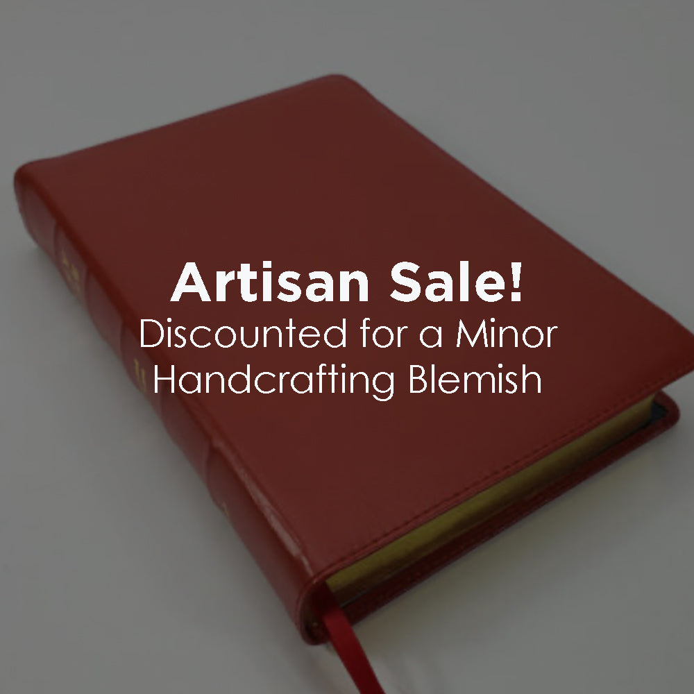 Artisan Sale! - Handsize Wide Margin Cameo - Corporate Series, Red