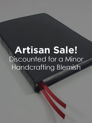 Artisan Sale! - Midsize Black Letter Notetakers - Redeemer Series, Black