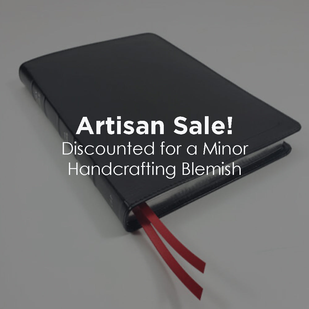 Artisan Sale! - Midsize Black Letter Notetakers - Redeemer Series, Black