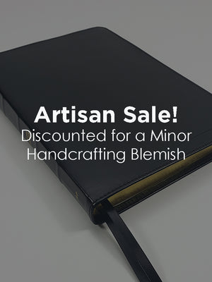 Artisan Sale! - Thinline Text Bible - Corporate Series, Black