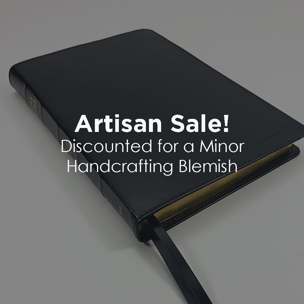 Artisan Sale! - Thinline Text Bible - Corporate Series, Black