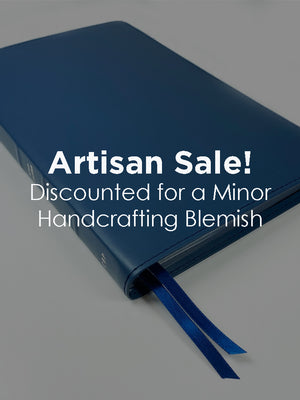 Artisan Sale! - Thinline Text Bible - Corporate Series, Blue