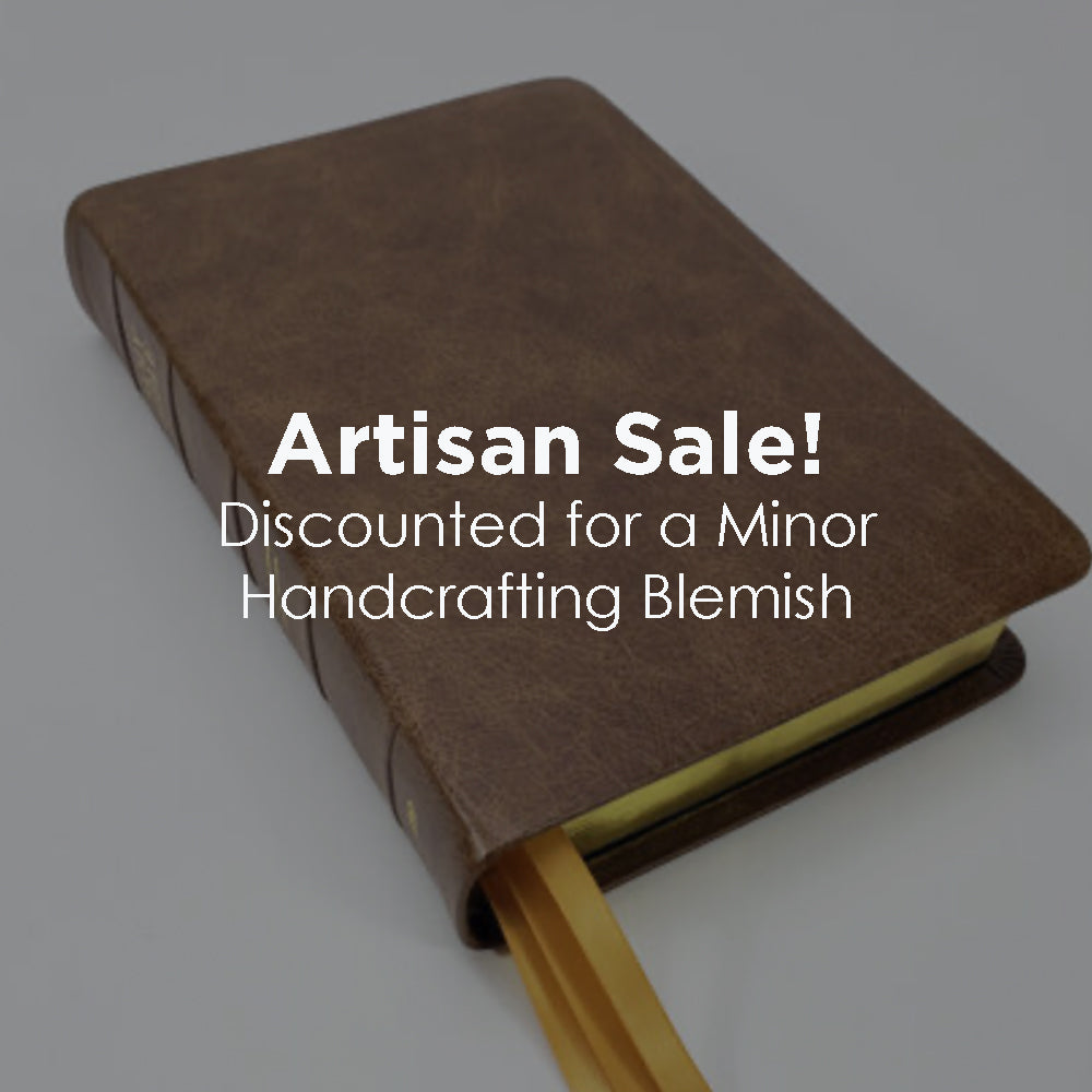 ¡Venta artesanal! - Biblia de estudio clásica de mano - Serie Platino, Chocolate con leche