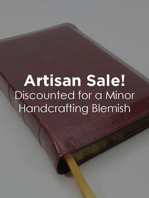 Artisan Sale! - Midsize Black Letter Notetakers - Platinum Series, Full Yapp Cranberry