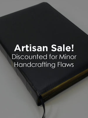 Artisan Sale! - Midsize Wide Margin Text Bible - Corporate Series, Black