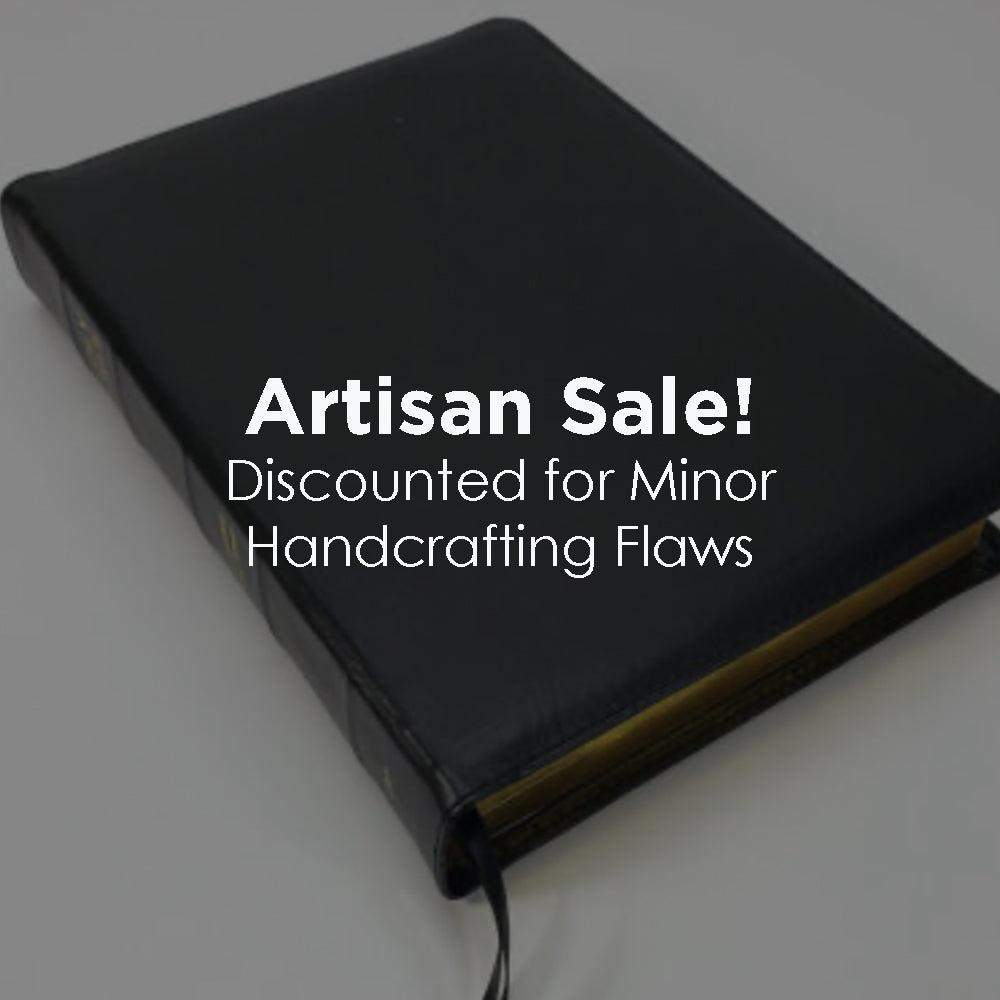 Artisan Sale! - Midsize Turquoise Reference Bible - Corporate Series, Black