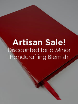 Artisan Sale! - Thinline Text Bible - Corporate Series, Red