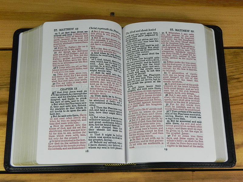 Handsize Text Bible Corporate Series Red Letter Edition Church 