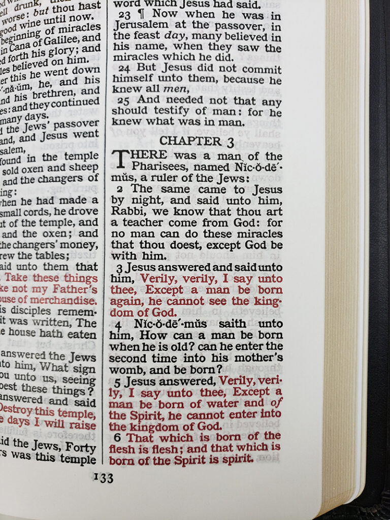 Handsize Text Bible - Platinum Series, Cranberry - Church Bible Publishers