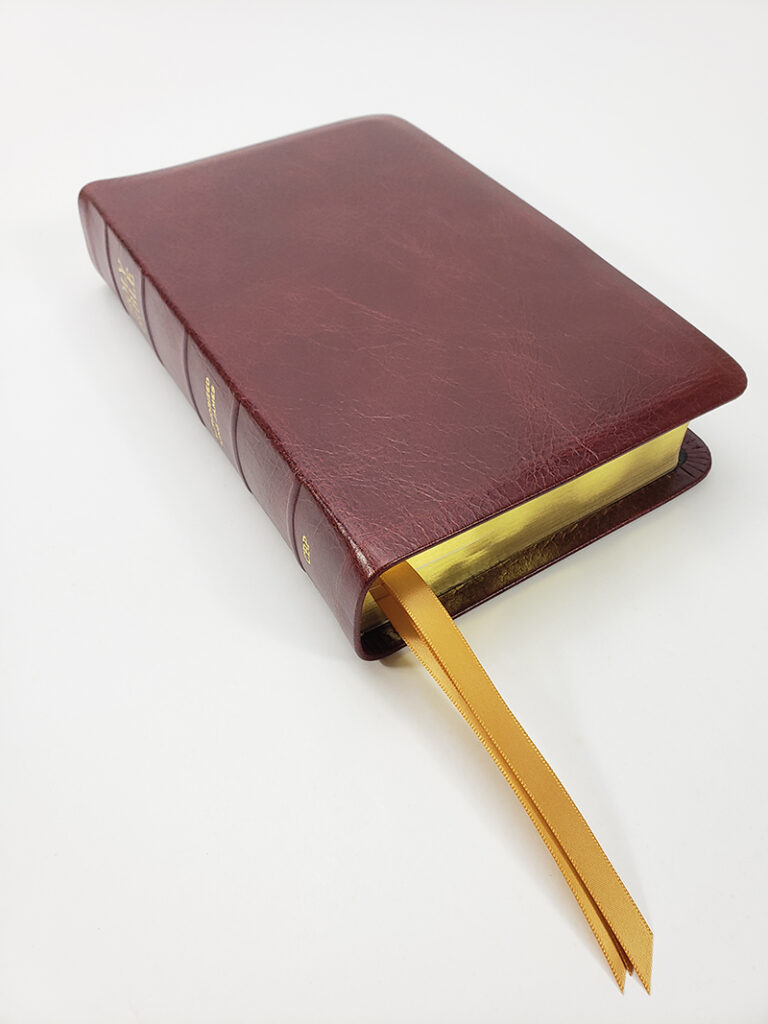 Handsize Text Bible - Platinum Series, Cranberry - Church Bible Publishers