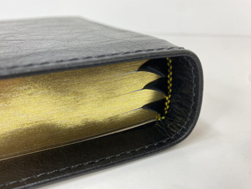Handsize Classic Study Bible - Platinum Series, Full Yapp Black Licorice