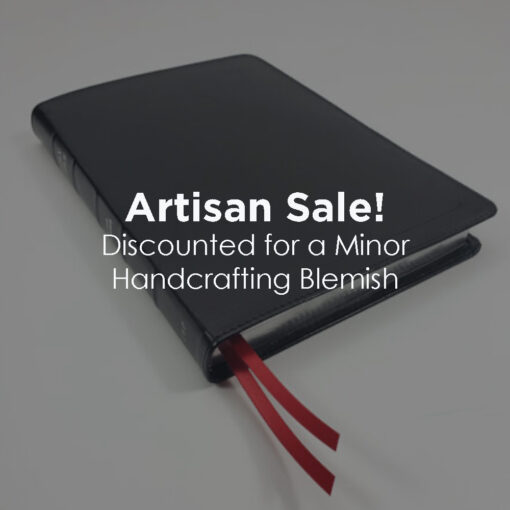 Artisan Sale! - Midsize Black Letter Notetakers - Redeemer Series, Black