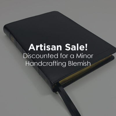 Artisan Sale! - Thinline Text Bible - Corporate Series, Black