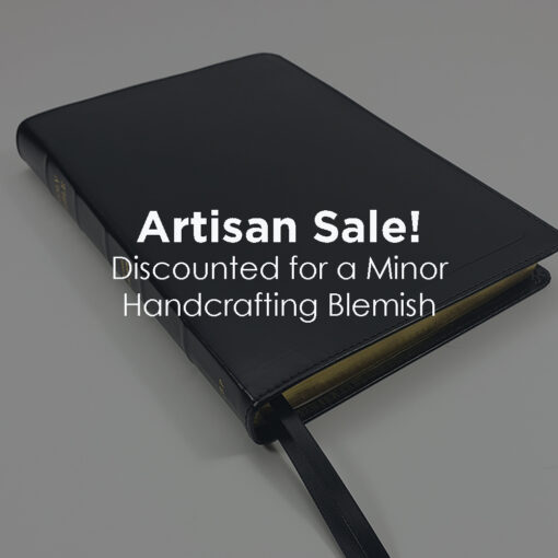 Artisan Sale! - Thinline Text Bible - Corporate Series, Black