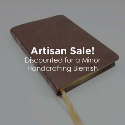 Artisan Sale! - Thinline Bible - Platinum Series, Milk Chocolate